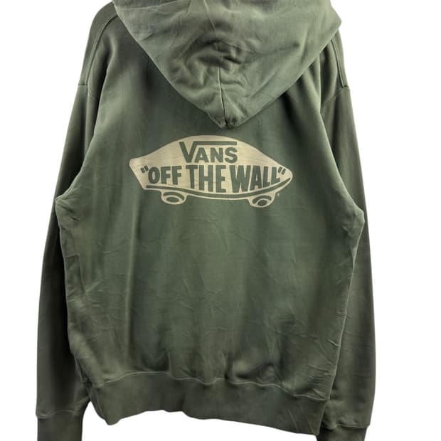 반스 카키 백프린팅 후디1222