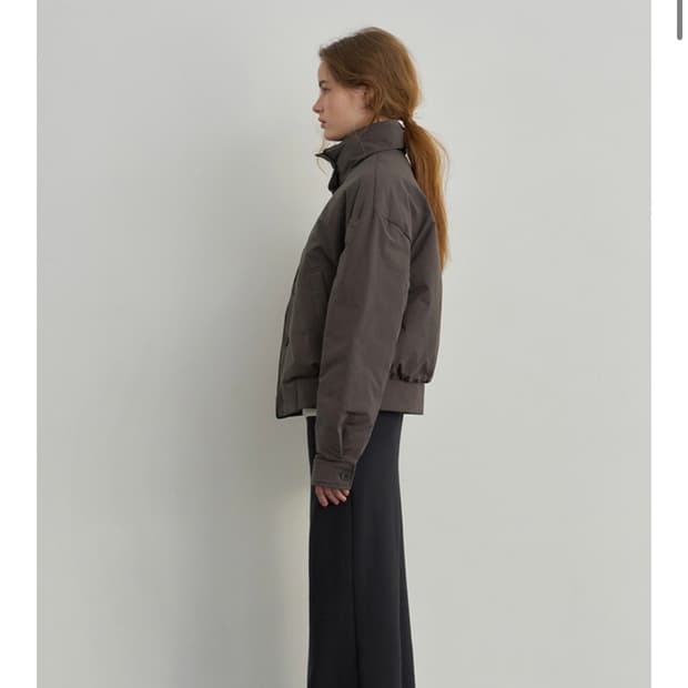 이브세이지 Padded blouson (Brown)