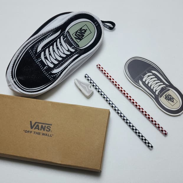 반스 신발 모양 필통 세트 새상품