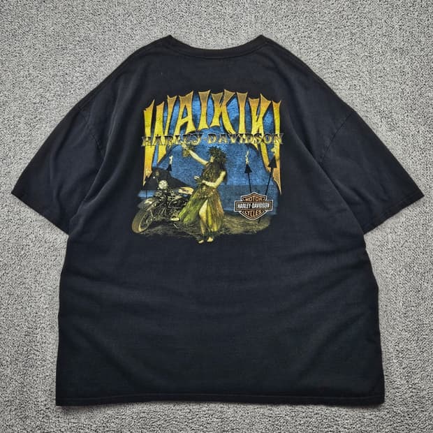 할리데이비슨 빈티지 반팔 티셔츠 ( 3XL ) / 11710