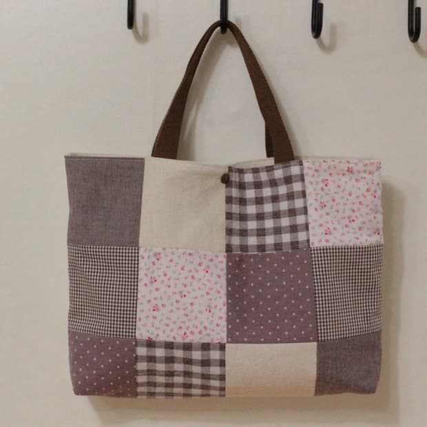 핸드메이드 패치워크 가방