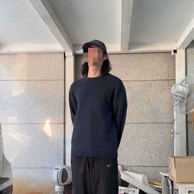 칼하트 유니버시티 로고 울 니트