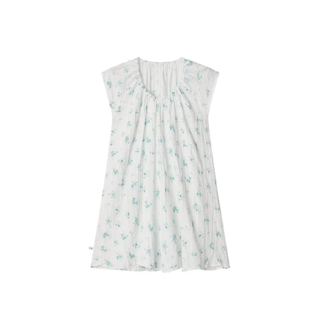 MONESI TOP DRESS MINT FLOWER