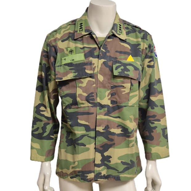 육군 구형 7군단 통신 대위 중기형 동계 전투복 상의 자켓 (L)