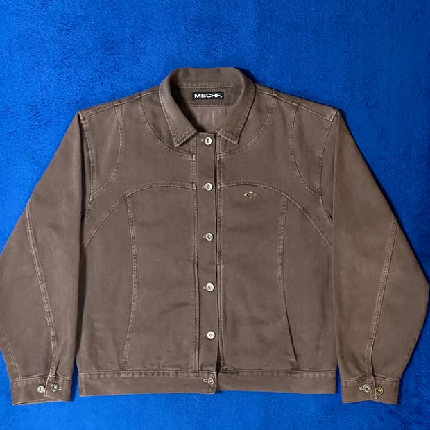 MISCHIEF 미스치프 트러커 자켓 로즈브라운 L