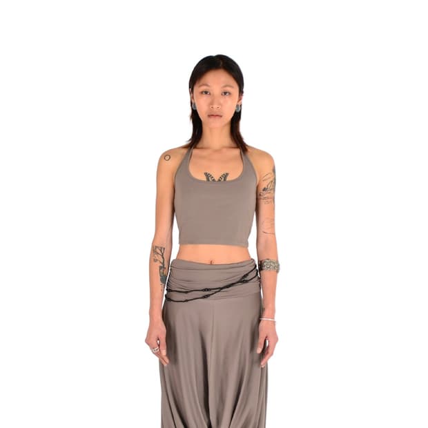 Mom. Seoul. Harem pants | Moss Green