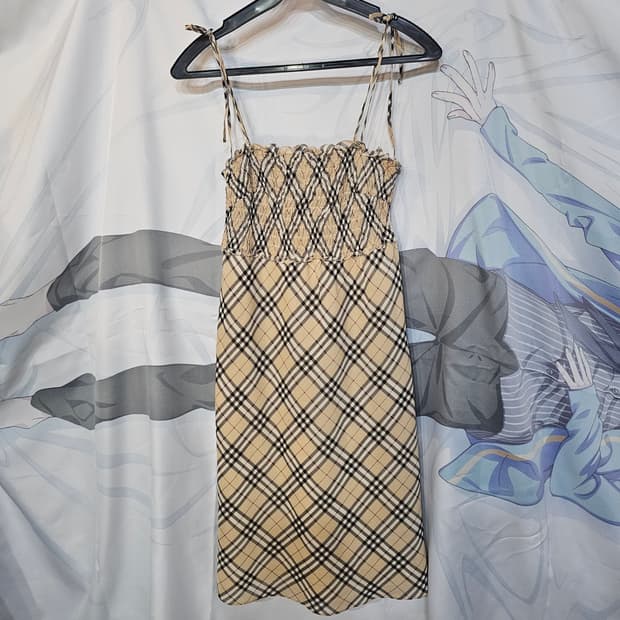 버버리 체크 원피스 