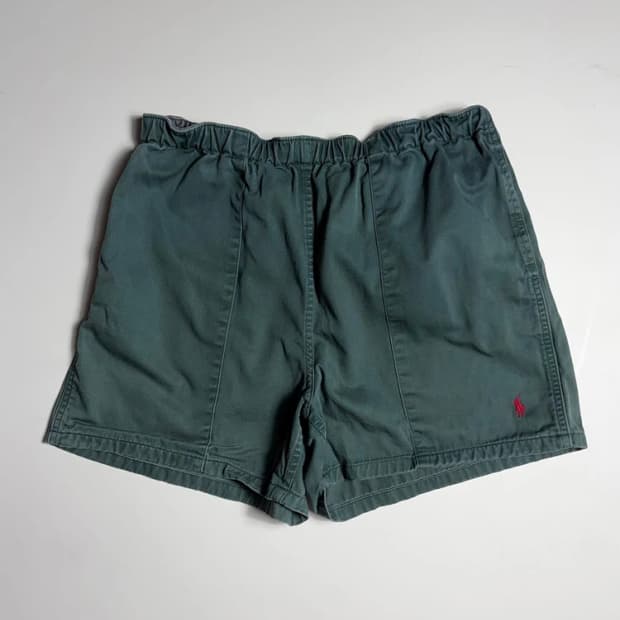 폴로 랄프로렌 포니 자수 빈티지 코튼 밴딩 반바지 R1613