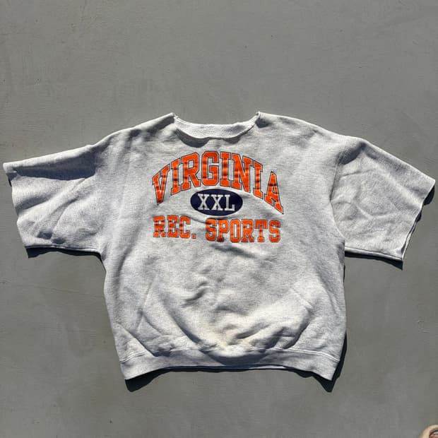 빈티지 컷오프 스웻셔츠