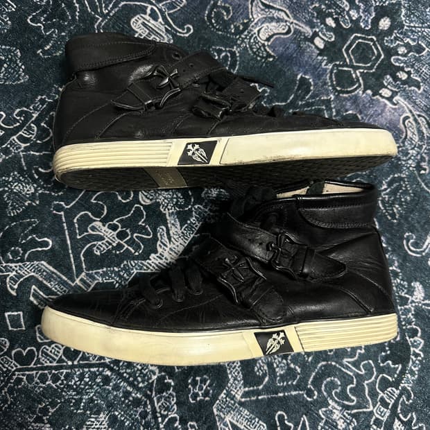 Mark Nason 레더 버클 레이스업 슈즈