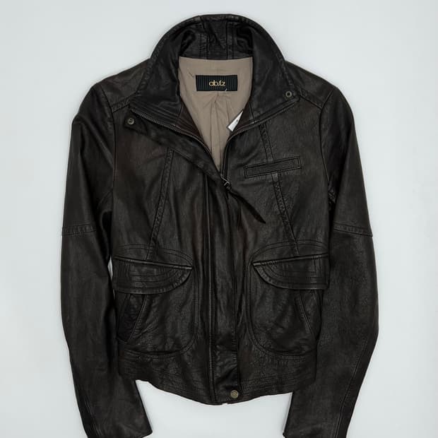 빈티지 램스킨 레더자켓