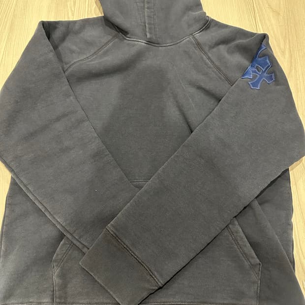 크롬하츠 페이퍼잼 크로스패치 후드 M