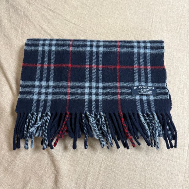 버버리 머플러 캐시미어100