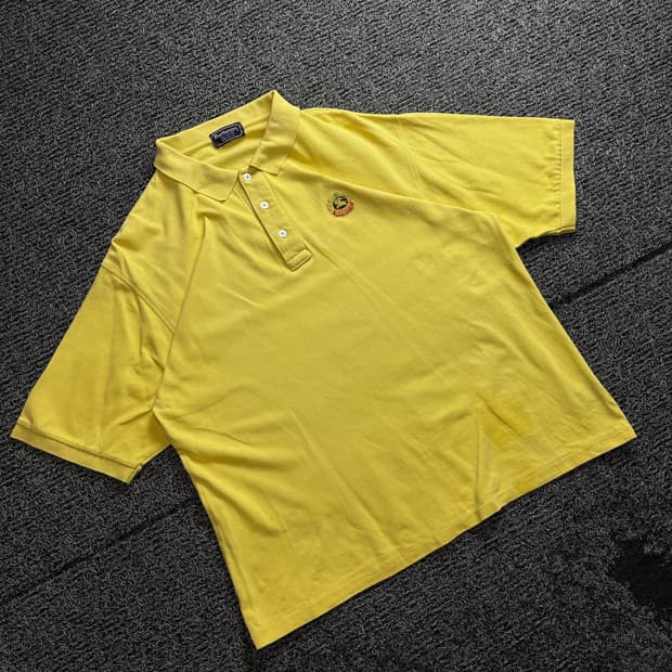 버버리 크레스트 자수로고 피케이 반팔티 3122