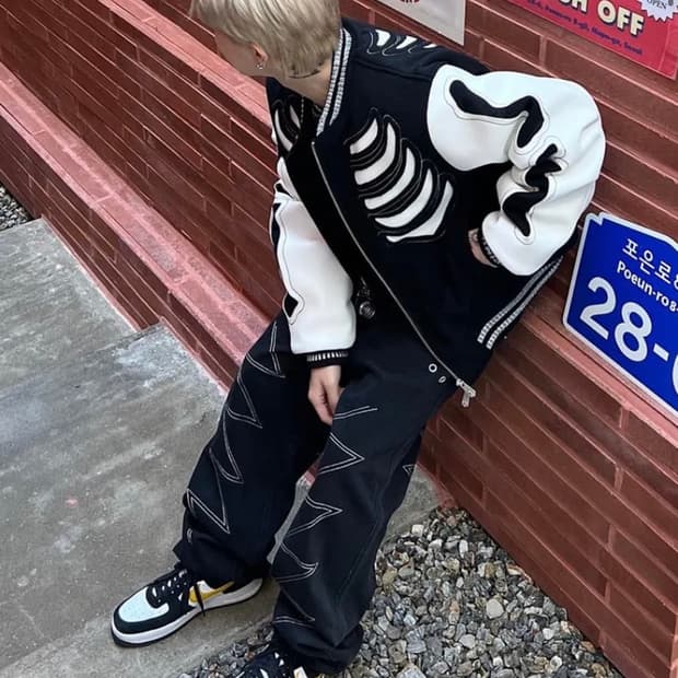 써저리 바시티 자켓 L