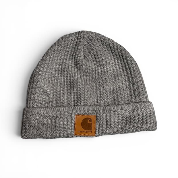 칼하트 가죽탭 비니