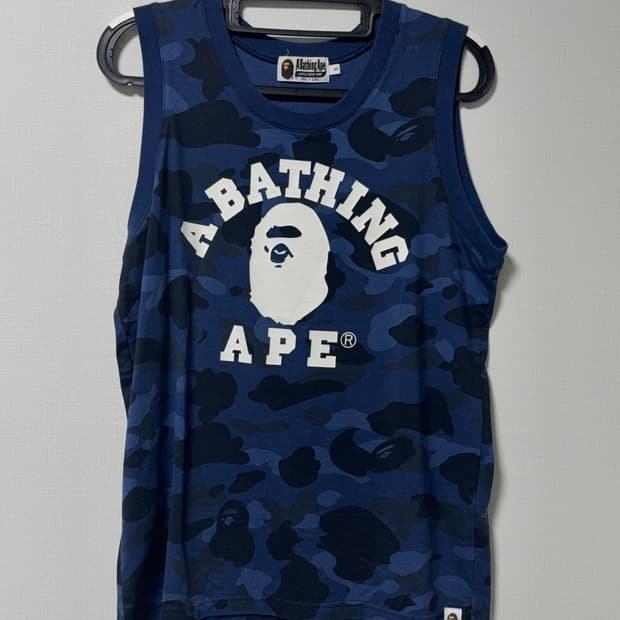 BAPE SLEEVE NAVY *S size