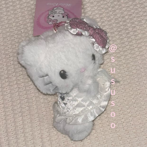 (새상품) 산리오 천사키티 / 헬로키티 엔젤 마스코트(천사 악마 키티)