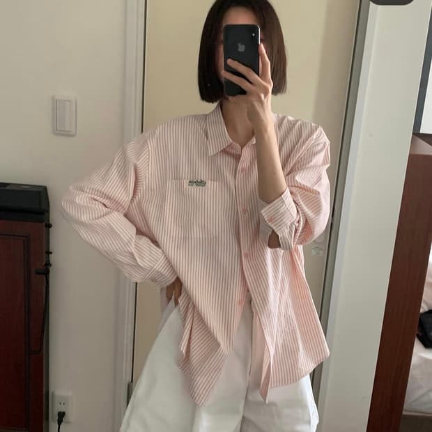 오브유이 스트라이프.셔츠