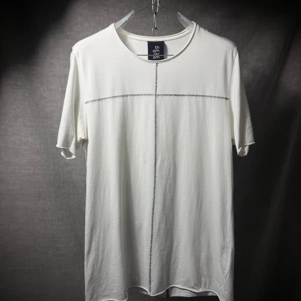 Thom Krom Overlock Cross Stitch T-Shirt 