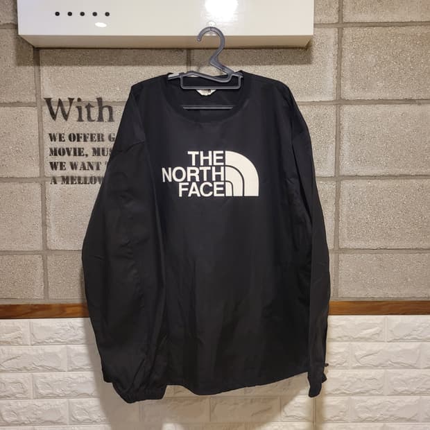 노스페이스 빅로고 바람막이 탑 2XL