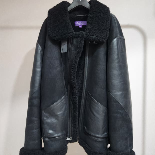 폴로랄프로렌 퍼플라벨 무스탕 시어링자켓