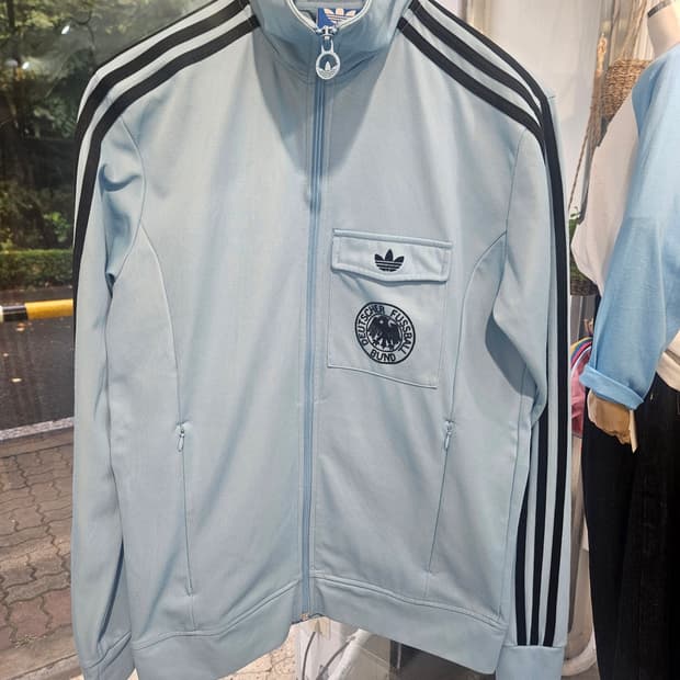 아디다스 오리지널스 독일 DFB 스카이블루 트랙탑 져지 100
