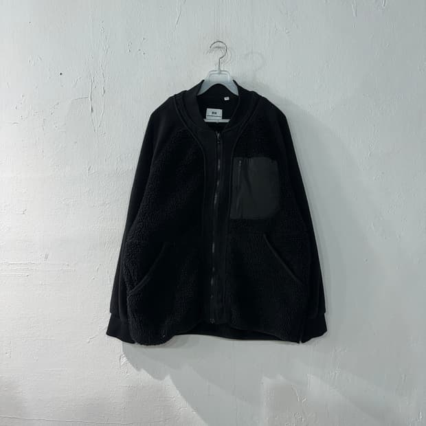 유니클로 화이트마운티니어링 플리스 자켓 L