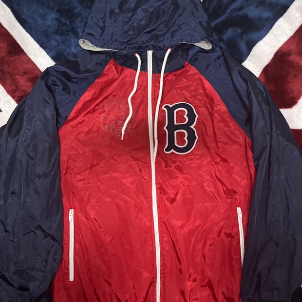 미첼앤네스 보스턴 레드삭스 바람막이 자켓 105