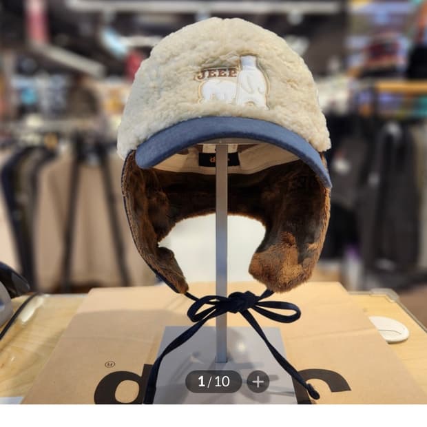 지프 귀달이 캡모자 방한 모자