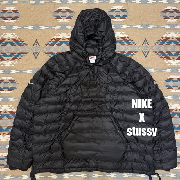 [XL][110] 스투시 x 나이키 인슐레이티드 자켓 블랙 US/EU
