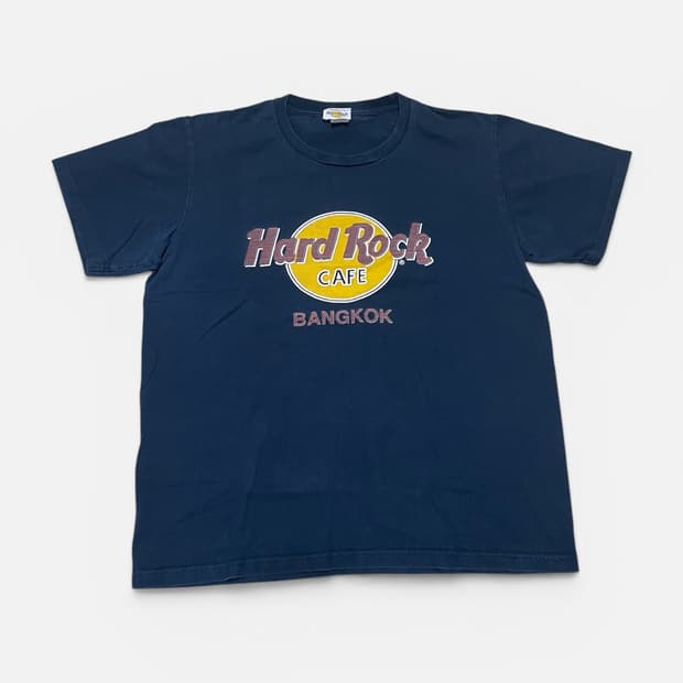 Hard Rock - 방콕 프론트 프린팅 티셔츠 (L추천)