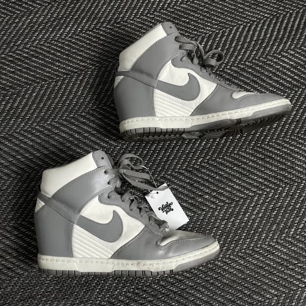 나이키 덩크 하이 레트로 화이트 플래티넘o 3289