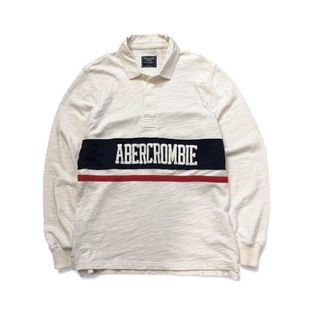 아베크롬비 y2k 럭비 카라 티셔츠 