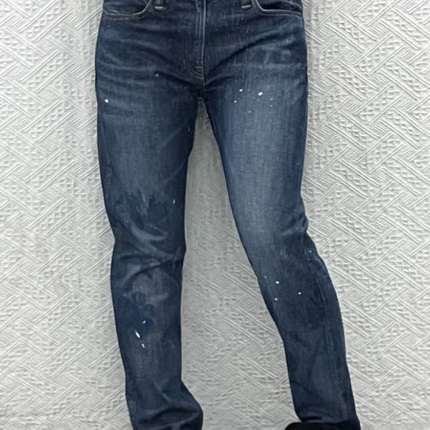 폴로 랄프로렌 유니크 커스텀 페인팅 데님 팬츠 28인치 C06908