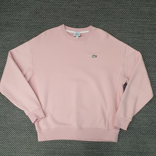 라코스테 오버핏 맨투맨 남자105~110