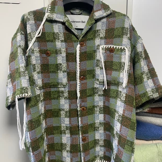 앤더슨벨 체크 셔츠