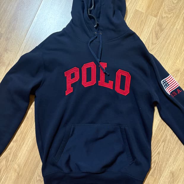 빈티지 폴로 usa후드 m