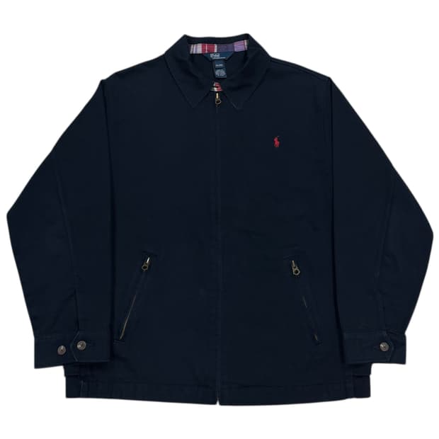 폴로 랄프로렌 빈티지 바라쿠다 블루종 자켓 네이비 XL