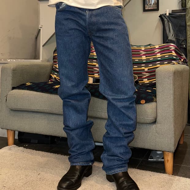 90’s Levi’s 501 544 denim mid-blue pants