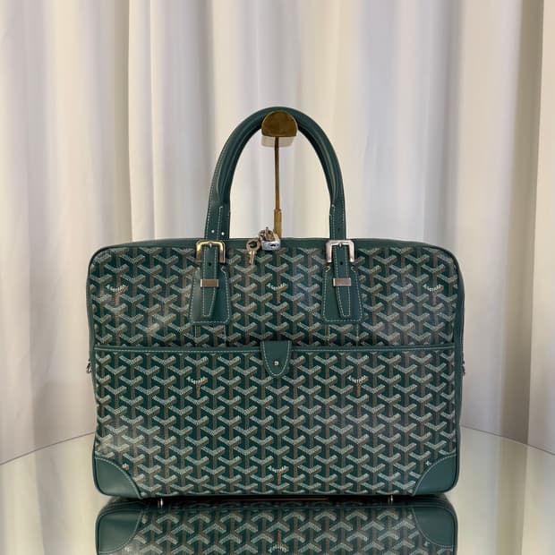 고야드 암바사드 도큐먼트 케이스 MM 그린