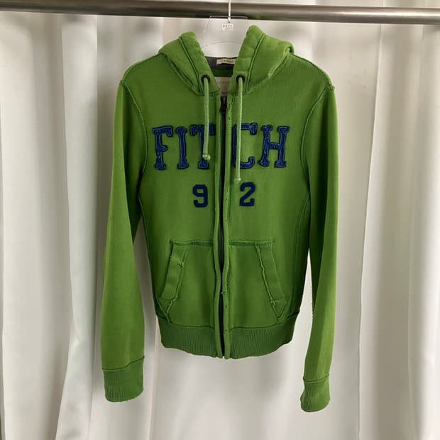 아베크롬비 그린 후드집업 S