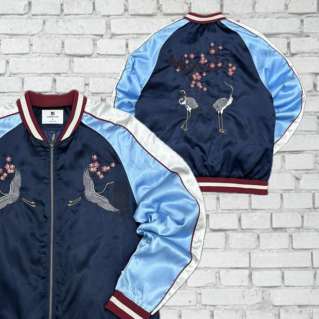 STANDARD ISSUE 빈티지 자수 스카잔 M