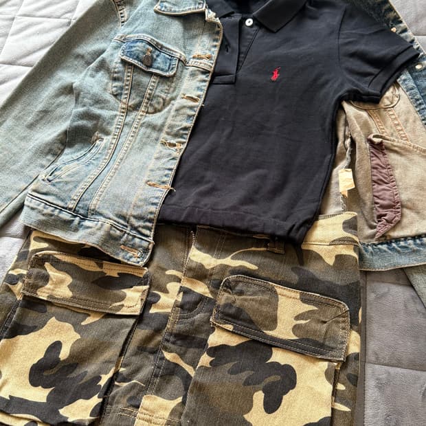 빈티지 폴로 코디 세트