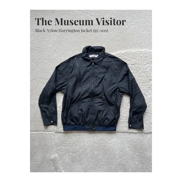 The Museum Visitor 나일론 해링턴 자켓 (95-100)