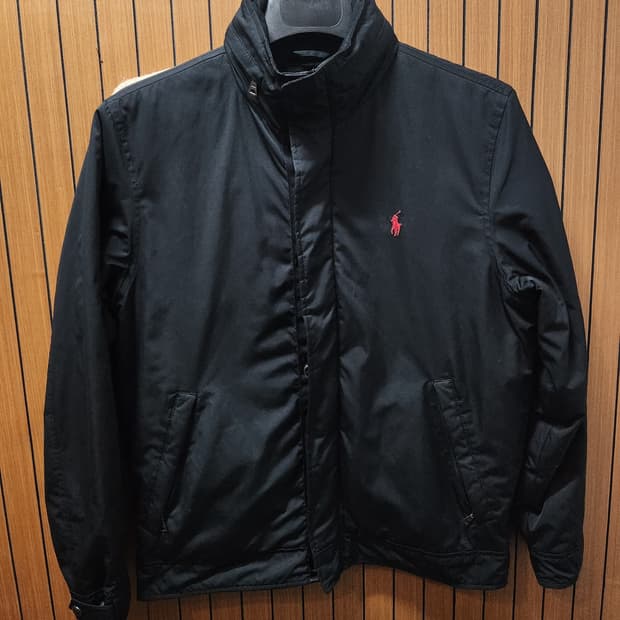 폴로 랄프로렌 블루종 블랙 바람막이 점퍼