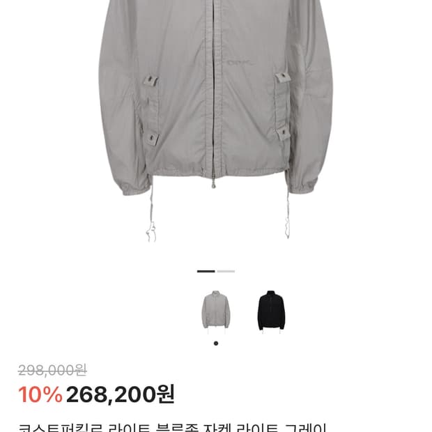 Cost per kilo 라이트 블루종 자켓