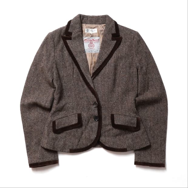 미쉘클랑Michel Klein HarrisTweed Wool Jacket