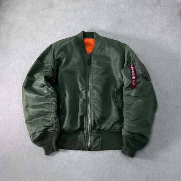 100 알파인더스트리 ma-1 항공자켓