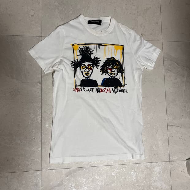 디스퀘어드2 Dsquared2 바스키아 아카이브 티셔츠